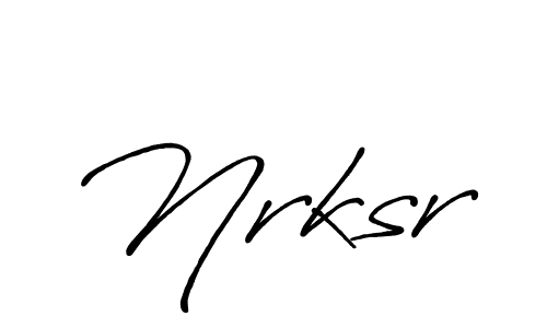 Antro_Vectra_Bolder is a professional signature style that is perfect for those who want to add a touch of class to their signature. It is also a great choice for those who want to make their signature more unique. Get Nrksr name to fancy signature for free. Nrksr signature style 7 images and pictures png