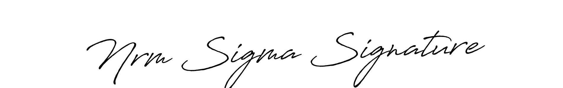 Similarly Antro_Vectra_Bolder is the best handwritten signature design. Signature creator online .You can use it as an online autograph creator for name Nrm Sigma Signature. Nrm Sigma Signature signature style 7 images and pictures png