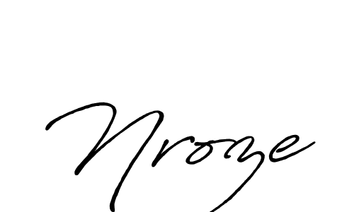 See photos of Nroze official signature by Spectra . Check more albums & portfolios. Read reviews & check more about Antro_Vectra_Bolder font. Nroze signature style 7 images and pictures png