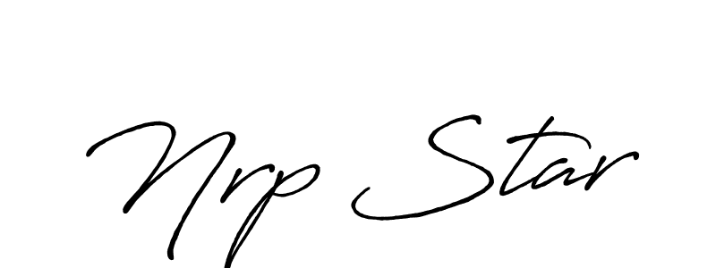 Similarly Antro_Vectra_Bolder is the best handwritten signature design. Signature creator online .You can use it as an online autograph creator for name Nrp Star. Nrp Star signature style 7 images and pictures png