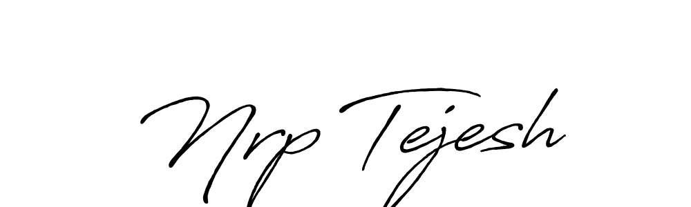 Once you've used our free online signature maker to create your best signature Antro_Vectra_Bolder style, it's time to enjoy all of the benefits that Nrp Tejesh name signing documents. Nrp Tejesh signature style 7 images and pictures png