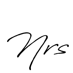 Similarly Antro_Vectra_Bolder is the best handwritten signature design. Signature creator online .You can use it as an online autograph creator for name Nrs. Nrs signature style 7 images and pictures png