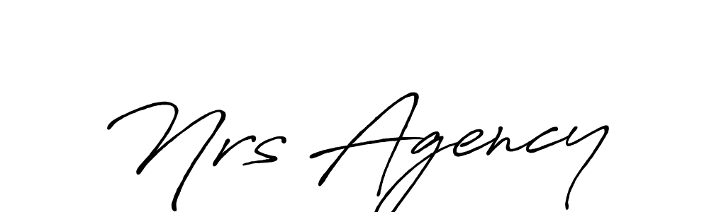 if you are searching for the best signature style for your name Nrs Agency. so please give up your signature search. here we have designed multiple signature styles  using Antro_Vectra_Bolder. Nrs Agency signature style 7 images and pictures png