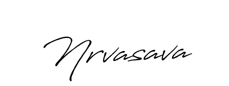 The best way (Antro_Vectra_Bolder) to make a short signature is to pick only two or three words in your name. The name Nrvasava include a total of six letters. For converting this name. Nrvasava signature style 7 images and pictures png