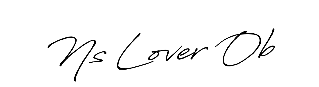 Antro_Vectra_Bolder is a professional signature style that is perfect for those who want to add a touch of class to their signature. It is also a great choice for those who want to make their signature more unique. Get Ns Lover Ob name to fancy signature for free. Ns Lover Ob signature style 7 images and pictures png