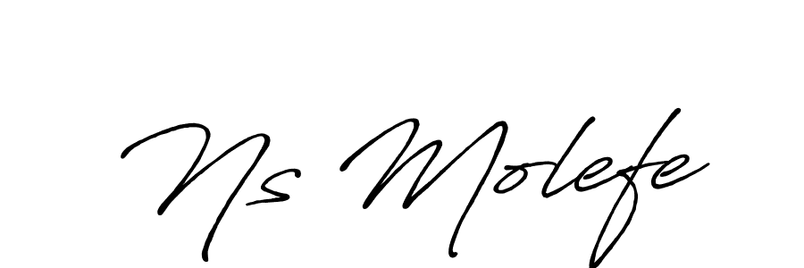 Make a short Ns Molefe signature style. Manage your documents anywhere anytime using Antro_Vectra_Bolder. Create and add eSignatures, submit forms, share and send files easily. Ns Molefe signature style 7 images and pictures png