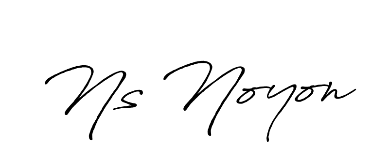 Use a signature maker to create a handwritten signature online. With this signature software, you can design (Antro_Vectra_Bolder) your own signature for name Ns Noyon. Ns Noyon signature style 7 images and pictures png