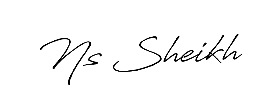 This is the best signature style for the Ns Sheikh name. Also you like these signature font (Antro_Vectra_Bolder). Mix name signature. Ns Sheikh signature style 7 images and pictures png