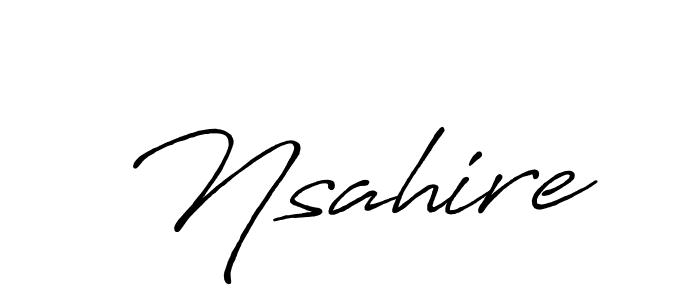 You should practise on your own different ways (Antro_Vectra_Bolder) to write your name (Nsahire) in signature. don't let someone else do it for you. Nsahire signature style 7 images and pictures png