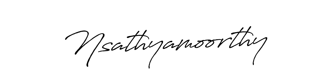 if you are searching for the best signature style for your name Nsathyamoorthy. so please give up your signature search. here we have designed multiple signature styles  using Antro_Vectra_Bolder. Nsathyamoorthy signature style 7 images and pictures png