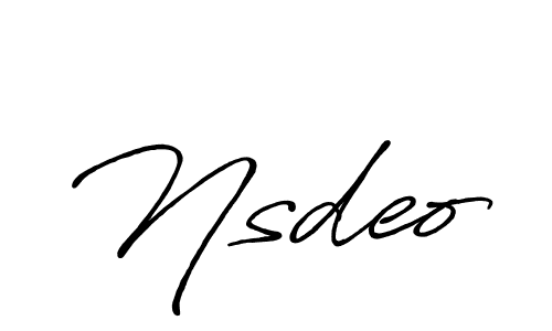 The best way (Antro_Vectra_Bolder) to make a short signature is to pick only two or three words in your name. The name Nsdeo include a total of six letters. For converting this name. Nsdeo signature style 7 images and pictures png