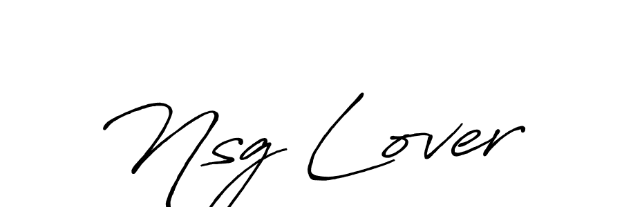Once you've used our free online signature maker to create your best signature Antro_Vectra_Bolder style, it's time to enjoy all of the benefits that Nsg Lover name signing documents. Nsg Lover signature style 7 images and pictures png