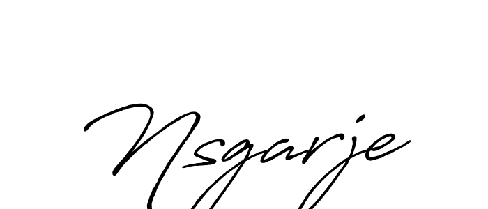 How to Draw Nsgarje signature style? Antro_Vectra_Bolder is a latest design signature styles for name Nsgarje. Nsgarje signature style 7 images and pictures png