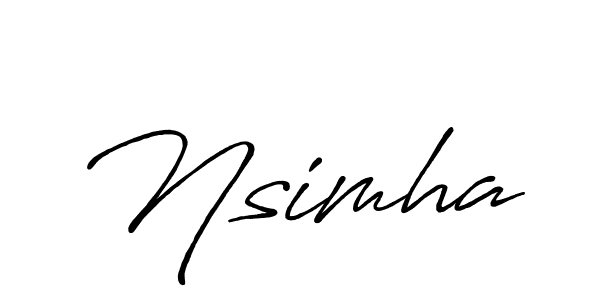 How to Draw Nsimha signature style? Antro_Vectra_Bolder is a latest design signature styles for name Nsimha. Nsimha signature style 7 images and pictures png