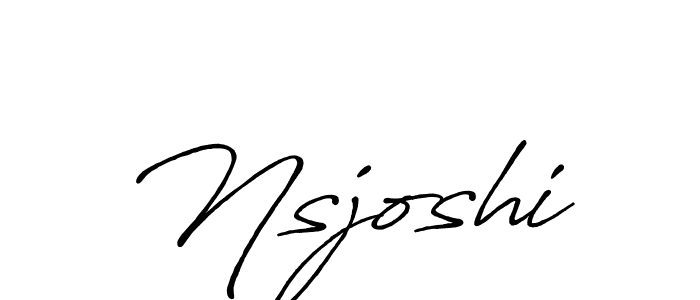 It looks lik you need a new signature style for name Nsjoshi. Design unique handwritten (Antro_Vectra_Bolder) signature with our free signature maker in just a few clicks. Nsjoshi signature style 7 images and pictures png