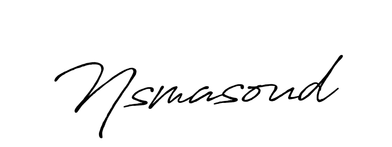 Also You can easily find your signature by using the search form. We will create Nsmasoud name handwritten signature images for you free of cost using Antro_Vectra_Bolder sign style. Nsmasoud signature style 7 images and pictures png