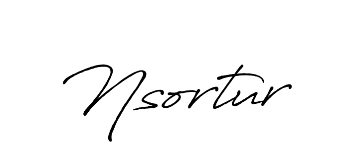 Use a signature maker to create a handwritten signature online. With this signature software, you can design (Antro_Vectra_Bolder) your own signature for name Nsortur. Nsortur signature style 7 images and pictures png