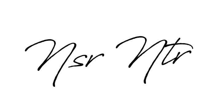 This is the best signature style for the Nsr Ntr name. Also you like these signature font (Antro_Vectra_Bolder). Mix name signature. Nsr Ntr signature style 7 images and pictures png