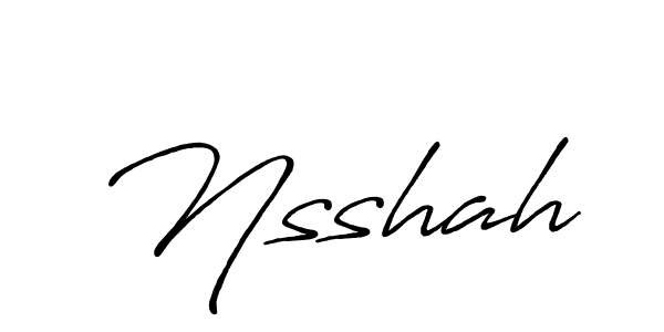 Antro_Vectra_Bolder is a professional signature style that is perfect for those who want to add a touch of class to their signature. It is also a great choice for those who want to make their signature more unique. Get Nsshah name to fancy signature for free. Nsshah signature style 7 images and pictures png