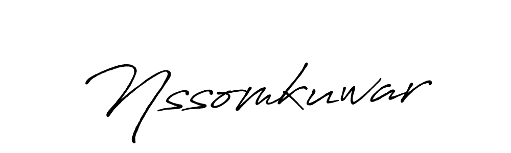 Design your own signature with our free online signature maker. With this signature software, you can create a handwritten (Antro_Vectra_Bolder) signature for name Nssomkuwar. Nssomkuwar signature style 7 images and pictures png