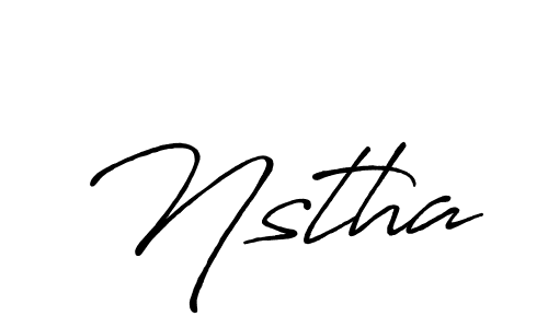 Best and Professional Signature Style for Nstha. Antro_Vectra_Bolder Best Signature Style Collection. Nstha signature style 7 images and pictures png