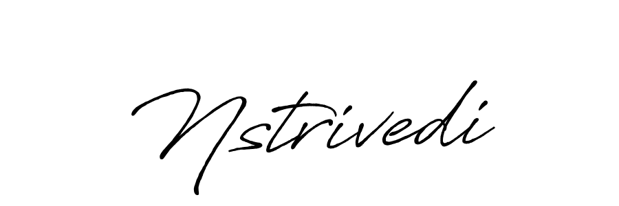 Design your own signature with our free online signature maker. With this signature software, you can create a handwritten (Antro_Vectra_Bolder) signature for name Nstrivedi. Nstrivedi signature style 7 images and pictures png