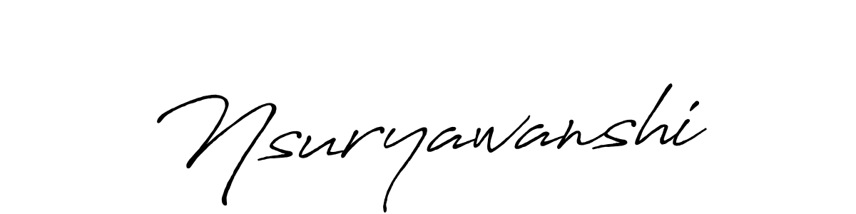 Once you've used our free online signature maker to create your best signature Antro_Vectra_Bolder style, it's time to enjoy all of the benefits that Nsuryawanshi name signing documents. Nsuryawanshi signature style 7 images and pictures png