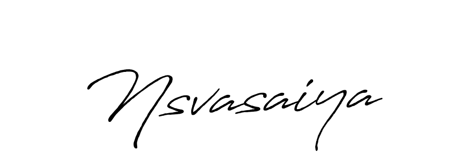 Make a short Nsvasaiya signature style. Manage your documents anywhere anytime using Antro_Vectra_Bolder. Create and add eSignatures, submit forms, share and send files easily. Nsvasaiya signature style 7 images and pictures png