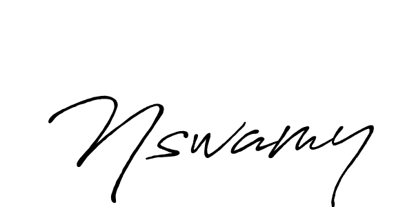 Antro_Vectra_Bolder is a professional signature style that is perfect for those who want to add a touch of class to their signature. It is also a great choice for those who want to make their signature more unique. Get Nswamy name to fancy signature for free. Nswamy signature style 7 images and pictures png