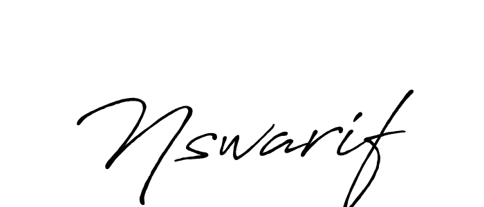 Antro_Vectra_Bolder is a professional signature style that is perfect for those who want to add a touch of class to their signature. It is also a great choice for those who want to make their signature more unique. Get Nswarif name to fancy signature for free. Nswarif signature style 7 images and pictures png