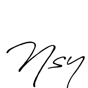 See photos of Nsy official signature by Spectra . Check more albums & portfolios. Read reviews & check more about Antro_Vectra_Bolder font. Nsy signature style 7 images and pictures png