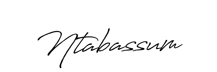 How to make Ntabassum name signature. Use Antro_Vectra_Bolder style for creating short signs online. This is the latest handwritten sign. Ntabassum signature style 7 images and pictures png