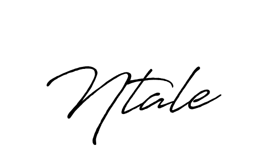 How to make Ntale signature? Antro_Vectra_Bolder is a professional autograph style. Create handwritten signature for Ntale name. Ntale signature style 7 images and pictures png