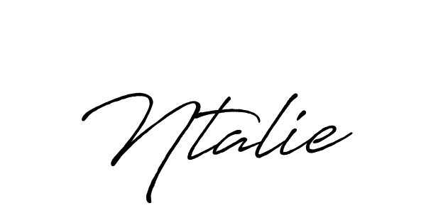 Use a signature maker to create a handwritten signature online. With this signature software, you can design (Antro_Vectra_Bolder) your own signature for name Ntalie. Ntalie signature style 7 images and pictures png