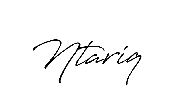 Antro_Vectra_Bolder is a professional signature style that is perfect for those who want to add a touch of class to their signature. It is also a great choice for those who want to make their signature more unique. Get Ntariq name to fancy signature for free. Ntariq signature style 7 images and pictures png