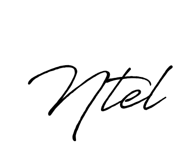 if you are searching for the best signature style for your name Ntel. so please give up your signature search. here we have designed multiple signature styles  using Antro_Vectra_Bolder. Ntel signature style 7 images and pictures png