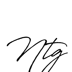 Create a beautiful signature design for name Ntg. With this signature (Antro_Vectra_Bolder) fonts, you can make a handwritten signature for free. Ntg signature style 7 images and pictures png