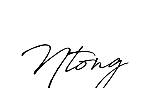 Make a beautiful signature design for name Ntong. With this signature (Antro_Vectra_Bolder) style, you can create a handwritten signature for free. Ntong signature style 7 images and pictures png