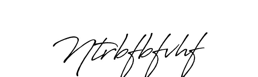 How to make Ntrbfbfvhf name signature. Use Antro_Vectra_Bolder style for creating short signs online. This is the latest handwritten sign. Ntrbfbfvhf signature style 7 images and pictures png