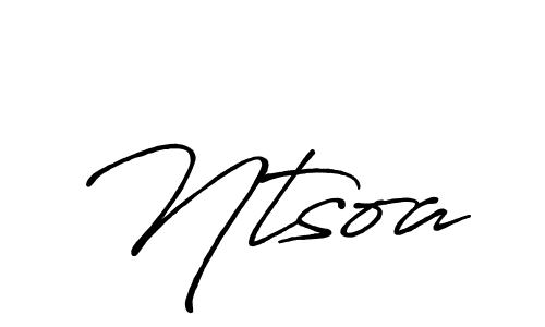 Also we have Ntsoa name is the best signature style. Create professional handwritten signature collection using Antro_Vectra_Bolder autograph style. Ntsoa signature style 7 images and pictures png