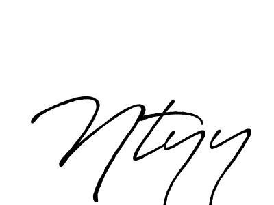 Similarly Antro_Vectra_Bolder is the best handwritten signature design. Signature creator online .You can use it as an online autograph creator for name Ntyy. Ntyy signature style 7 images and pictures png