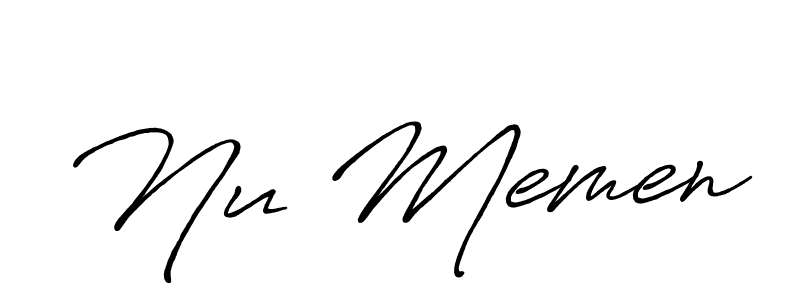 You can use this online signature creator to create a handwritten signature for the name Nu Memen. This is the best online autograph maker. Nu Memen signature style 7 images and pictures png