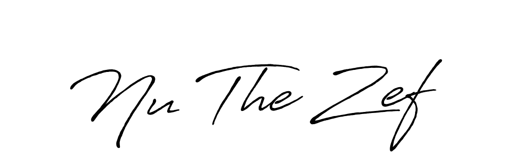 You should practise on your own different ways (Antro_Vectra_Bolder) to write your name (Nu The Zef) in signature. don't let someone else do it for you. Nu The Zef signature style 7 images and pictures png