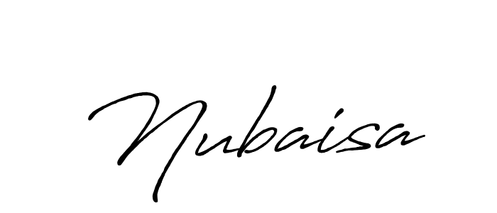 Make a beautiful signature design for name Nubaisa. With this signature (Antro_Vectra_Bolder) style, you can create a handwritten signature for free. Nubaisa signature style 7 images and pictures png