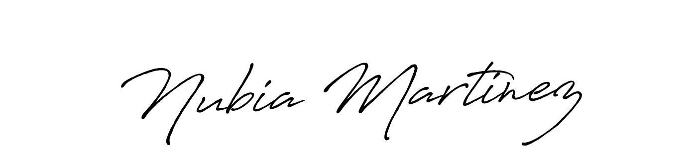 Antro_Vectra_Bolder is a professional signature style that is perfect for those who want to add a touch of class to their signature. It is also a great choice for those who want to make their signature more unique. Get Nubia Martinez name to fancy signature for free. Nubia Martinez signature style 7 images and pictures png
