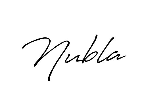 Create a beautiful signature design for name Nubla. With this signature (Antro_Vectra_Bolder) fonts, you can make a handwritten signature for free. Nubla signature style 7 images and pictures png