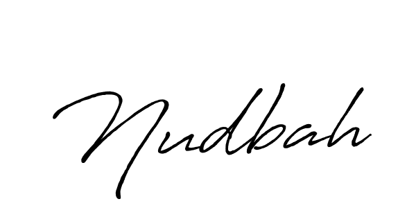 The best way (Antro_Vectra_Bolder) to make a short signature is to pick only two or three words in your name. The name Nudbah include a total of six letters. For converting this name. Nudbah signature style 7 images and pictures png