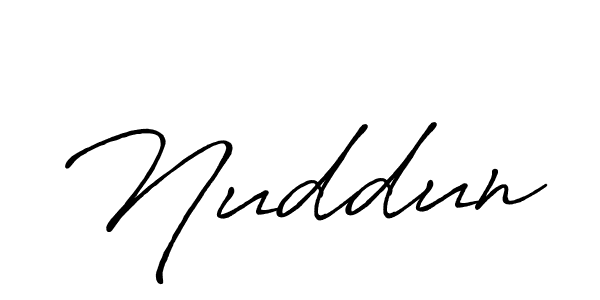 if you are searching for the best signature style for your name Nuddun. so please give up your signature search. here we have designed multiple signature styles  using Antro_Vectra_Bolder. Nuddun signature style 7 images and pictures png
