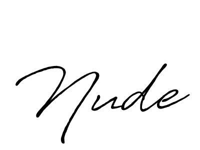 You should practise on your own different ways (Antro_Vectra_Bolder) to write your name (Nude) in signature. don't let someone else do it for you. Nude signature style 7 images and pictures png