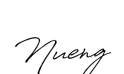 Nueng stylish signature style. Best Handwritten Sign (Antro_Vectra_Bolder) for my name. Handwritten Signature Collection Ideas for my name Nueng. Nueng signature style 7 images and pictures png